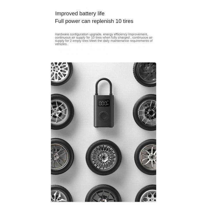 Xiaomi%20Mini%20Portable%20Air%20Pump%20Inflatable%202%20Mijia%20Electric%20Air%20Compressor%20150PSI%20Type-C%20LED%20Multitool%20Inflator%20for%20Car%20Bike%20-%20Image%202