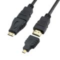 HDMI/Micro HDMI/Mini HDMI Cable 1.5M. 