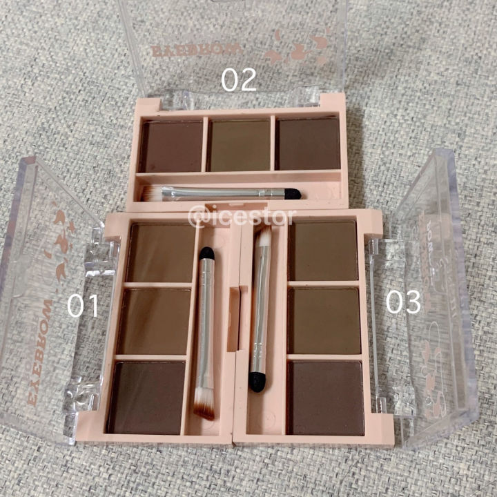 (Preorder)S-969%20Eyebrow%20Pencil,%20Pressed%20Powder%20Eyebrow%20Pencil,%20Waterproof,%20Korean%20Style%20-%20Image%204