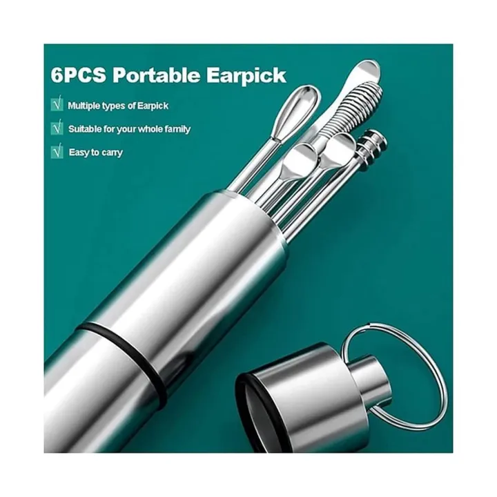HEDRIX%206-in-1%20Portable%20Ear%20Wax%20Cleaner%20%7C%20Stainless%20Steel%20Spiral%20Ear%20Cleaning%20Tools%20with%20Aluminum%20Tube%20%7C%20Ear%20Wax%20Removal%20Earpick%20Nose%20Clean%20Tweezers%20Picks%20Wax%20Remover%20Baby%20Adults%20Ear%20Care%20Set%20-%20Image%204