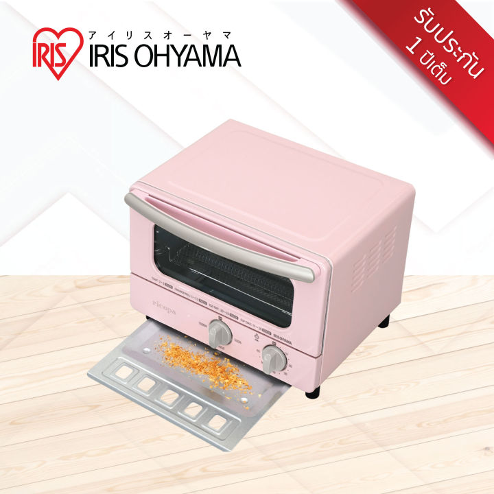(Preorder)%C2%A0%20IRIS%20OHYAMA%20Ricopa%20Toaster%20Model%20EOT-R021%20Pink%20Mini%20Multifunction%20Oven%20-%20Image%204