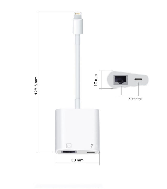 10/100Mbps%20Lightning%20to%20RJ45%20Adapter%202%20in%201%20Ethernet%20LAN%20Network%20Adapter%20with%20Charge%20Port%20Compatible%20with%20IPhone/iPad/iPod%20Plug%20and%20Play%20-%20Image%205