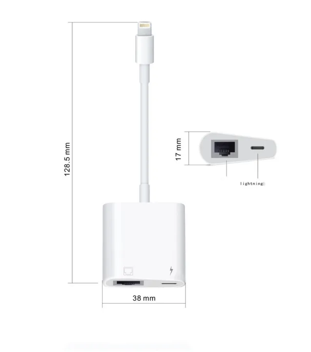 10/100Mbps%20Lightning%20to%20RJ45%20Adapter%202%20in%201%20Ethernet%20LAN%20Network%20Adapter%20with%20Charge%20Port%20Compatible%20with%20IPhone/iPad/iPod%20Plug%20and%20Play%20-%20Image%205