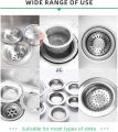 Kitchen Sink Strainer Mesh Bag，25 PCS Sink Strainer Bag, Disposable Sink Drain Filter Bags for all Sizes of Sink Strainers for Kitchen and Bathroom. 