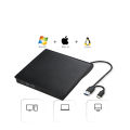 USB3.0/Type-c dual-port DVD/CD disc reading player external mobile recorder DVD/CD burner. 