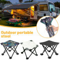 Golden Pyae Folding Stool With Carrying Bag Compact Collapsible Chair Footrest Camping Chair For Fishing Picnic Mini Chair (လွယ်ကူ ခေါက်သိမ်းထိုင်ခုံ). 