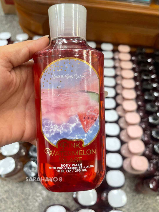 (Preorder)Bath%20and%20Body%20Works%20Pink%20Watermelon%20Blast%20Body%20Wash%20295ml.%20Genuine%20-%20Image%203