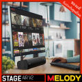 REATIVE STAGE AIR V2 Compact Under-monitor USB Soundbar with Bluetooth Soundbar Speaker Bluetooth 5.3 20w.RMS. 