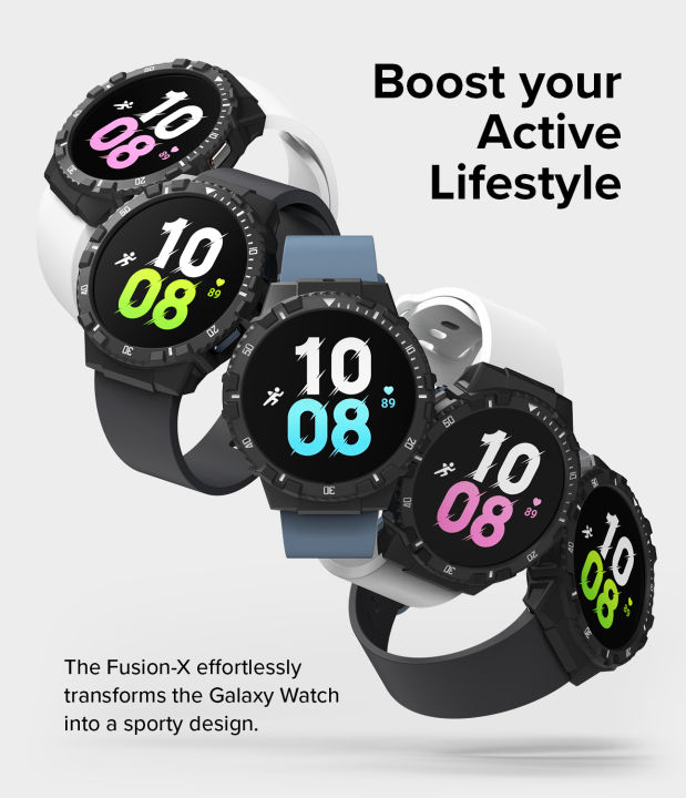 (Preorder)Ringke%20Fusion-X%20Case%20Compatible%20with%20Samsung%20Galaxy%20Watch%205/4%2044mm%20Durable%20Bumper%20Cover%20Shockproof%20-%20Image%203