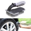 U Type Handheld Soft Bristle Washing Brush Vehicle Tire Cleaning Durable Tire cleaning brush. 