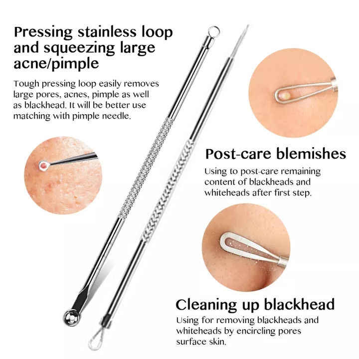 (Preorder)SEVICH%204PCS%20Blackhead%20Remover%20Pimple%20Acne%20Pore%20Comedone%20Extractor%20Face%20Skin%20Care%20Tool%20-%20Image%202