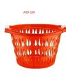 Asude Plastic Rounded Basket (Colorful). 