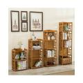 Nicco BSB - 10 Shelves - 4 Shelves  - Natural Bamboo Finish. 