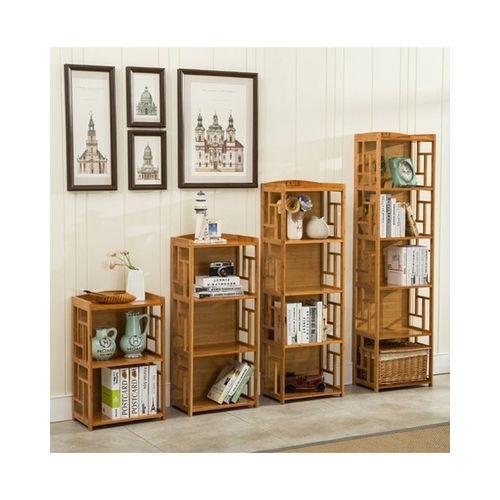 Nicco BSB - 10 Shelves - 4 Shelves  - Natural Bamboo Finish