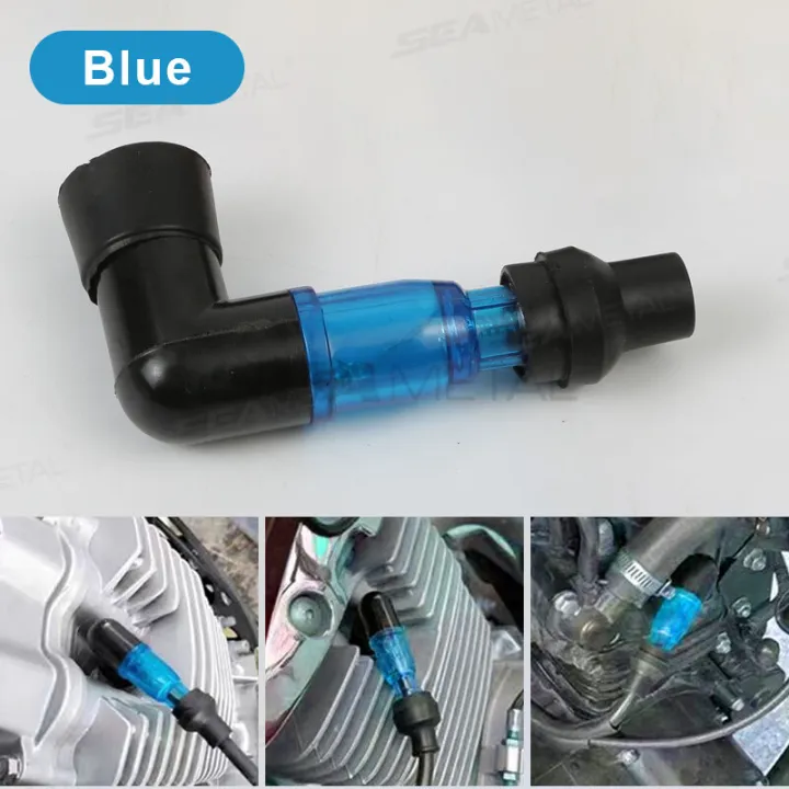 (Preorder)SEAMETAL%20Spark%20Plug%20Cap%20with%20Light%20Spark%20Plug%20Cover%20Seal%20for%20Motorcycle%20Scooter%20Motorbike%20Universal%20Motorcycle%20Ignition%20Plug%20Spark%20Plug%20Cap%20-%20Image%2010