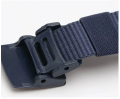 Men's belt, plastic buckle, nylon strap, no need to drill holes, cloth belt, fashion belt, nylon strap belt. 