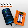18650 battery charger solar battery charger with power bank function. 