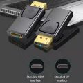 DisplayPort to HDMI Adapter Cables Converter Display Port Male Mini DP to Female HDMI Cable Adapter. 