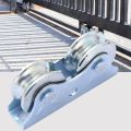Heavy Duty Industrial Type Gate Rail Track Wheels - 3"inch Double Wheels. 