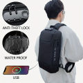 (Preorder) Ozuko C rossbody bag Ford cloth waterproof anti-theft shoulder bag Messenger bag short travel chest bag student sling bag travel bag for men အမျိုးသားကျောပိုးအိတ်. 
