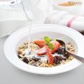 Wilmax Porcelain Deep Plate 9 inch in set of 3 pieces. 