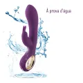 Lealso 10 speed Waterproof Rechargeable G-Spot Rabbit Vibrator. 