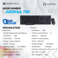 KB-ZEB Computer USB Keyboard & USB Mouse Combo (JUDWAA 750). 