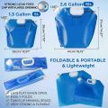 Collapsible Water Container Bag,Outdoor,Folding water Storage jug with Valve for Camping Hiking Backpack Emergency, Water Carrier Lifting Bag for Sport Camping Riding-BPA Free (XL). 