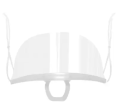Clear Plastic Transparent Mouth Shield Multipurpose Uses kitchen hotel bakery hospital supermarket workshop aesthetic clinic kitchen facemask. 