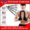 [FC]Heavy duty curl spring bar arm and upper body workout chest expander and power twister exercise bar. 