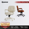 (Preorder) Xpanse office chair, can be reclined, modern chair, can support up to 100 kg, has wheels, angle, beautiful design steel legs, adjustable height. 