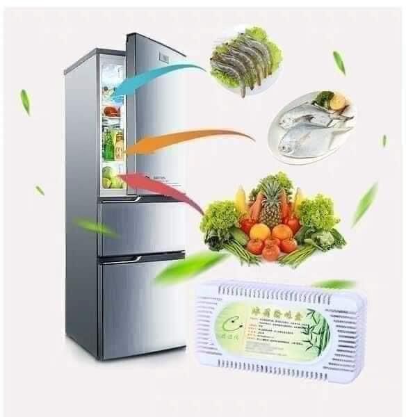 ရေခဲသေတ္တာ အနံ့စုပ် ဘူး (Bamboo charcoal box)