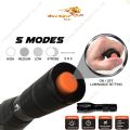 လက်ကား၊ ၁၀ ယူနစ် Wholesale, 10 units FireLight T6-02 O1, Advanced Professional Flashlight High lumens 900 lm, Lighting range 90m, XM L-T6 LED,ဘတၲရီမပါ။, အားသြင္းမပါဘူး။. France Goods Export. 
