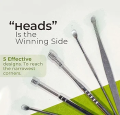 နားကလော်တံ Set_6 Pcs Mulitifunctional Functional Ear Pick Remover. 