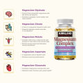 (Preorder)KIRKLAND Magnesium Complex Capsule Magnesium supplement 500mg for sleep and relaxation, stabilizes mood. 