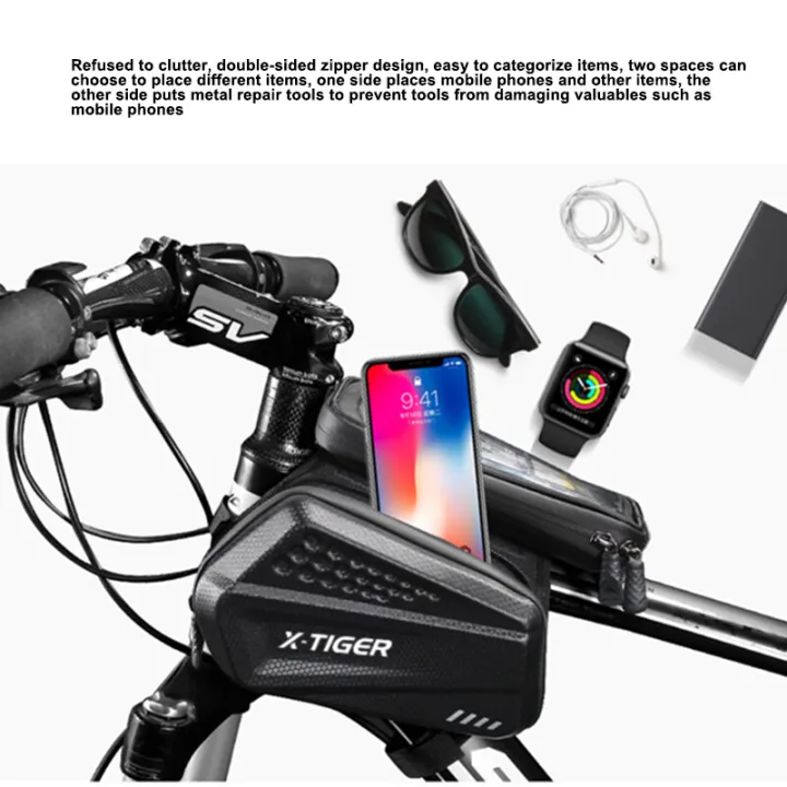 (Preorder)%C2%A0X-TIGER%20Rainproof%20Bicycle%20Bag%20Bike%20Frame%20Bag%20Phone%20Case%20Touch%20Screen%20Bicycle%20Bag%20MTB%20Bike%20Bag%20Top%20Steel%20Handlebar%20Bag%20%E1%80%85%E1%80%80%E1%80%BA%E1%80%98%E1%80%AE%E1%80%B8%E1%80%A1%E1%80%AD%E1%80%90%E1%80%BA%20-%20Image%205