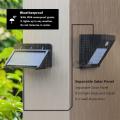 EsoGoal Outdoor Lighting Sensor Solar Wall light 30 LED Solar Lights with Separable Solar Panel Waterproof Solar Powered Motion Sensor Light Wireless Security Lights Outside Wall Lamp for Driveway Patio Garden Path. 