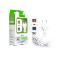 4 Port USB + PD Fast Charger with Power Cord for Universal Mobile Phone. 