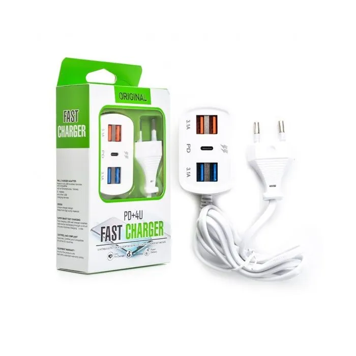 4%20Port%20USB%20+%20PD%20Fast%20Charger%20with%20Power%20Cord%20for%20Universal%20Mobile%20Phone%20-%20Image%202