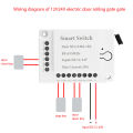 Four-way wireless remote control switch DC12V24V three-way car tailgate gate garage door lift controller. 