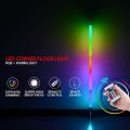 RGB Smart Ambience Floor Lamp Esports lamp Living Room Bedroom Live LED Corner Light Nightlight Bluetooth APP Remote Control. 