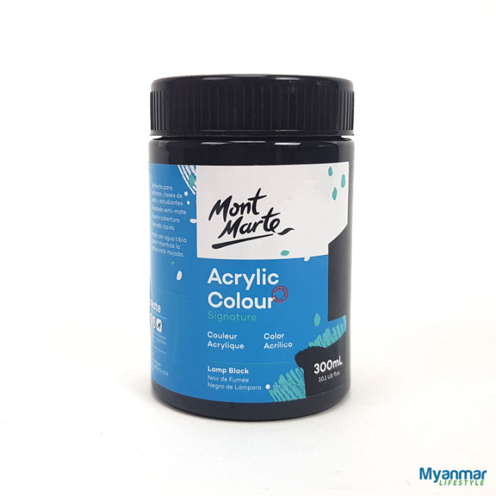 Lamp%20Black%20%E2%80%93%20300ml%20%E2%80%93%20Acrylic%20Paint%20%E2%80%93%20Mont%20Marte%20-%20Image%208