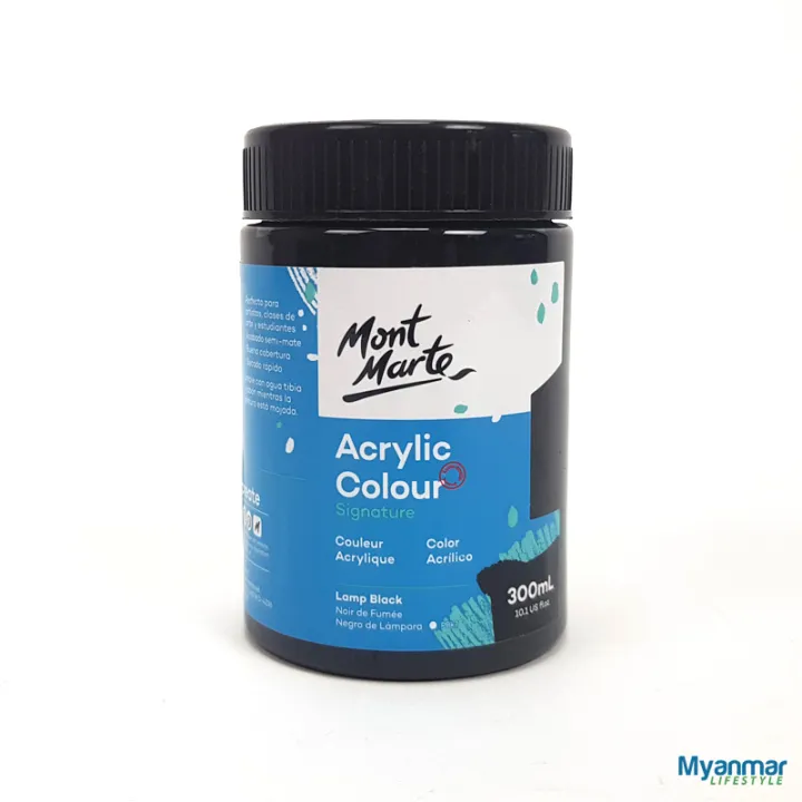Lamp%20Black%20%E2%80%93%20300ml%20%E2%80%93%20Acrylic%20Paint%20%E2%80%93%20Mont%20Marte%20-%20Image%208