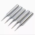 Soldering Iron Tip comes with a slanted tip resembling the shape of a knife. It is great for drag soldering and fixing solder bridges. 