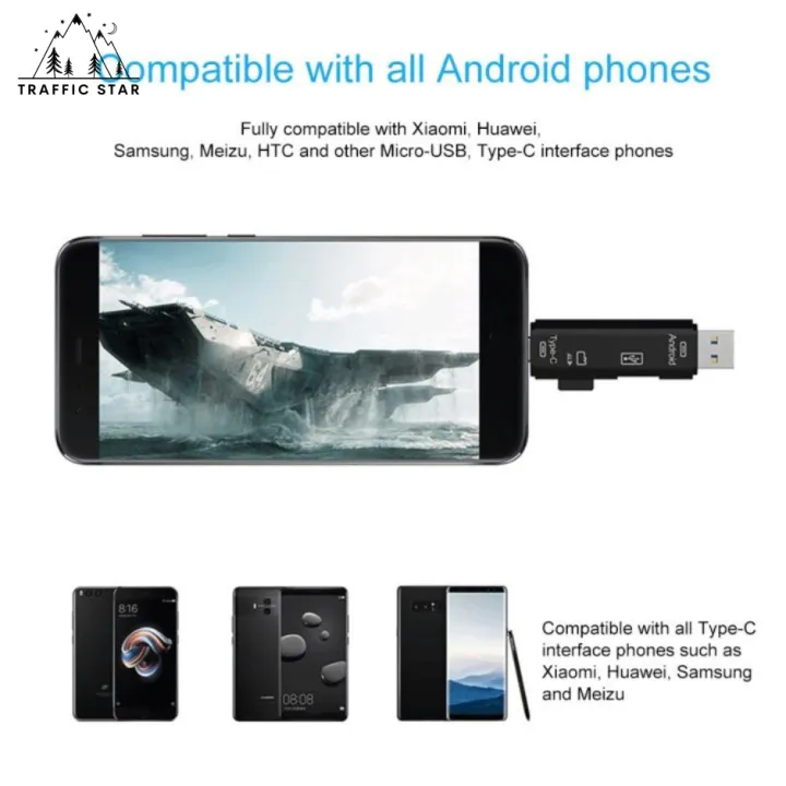 Multi-function%205%20In%201%20USB%202.0%20Type%20C%20Memory%20Card%20Reader%20OTG%20Reader%20Adapter%20-%20Image%205