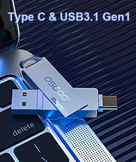 OSCOO%20CU002%20OTG%20USB%203.2%20Gen1%20Flash%20Drive%20(Silver)%20-%20Image%202