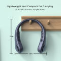 (Preorder) JISULIFE 4000mAh Portable Fan Bladeless Three-level Wind Adjustable Fashion Design Size. 
