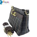 JINGPINDAISHU LEATHER SLIM BAG. 