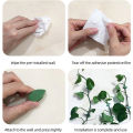 Plant Climbing Wall Fixture Clips Self-Adhesive Plant Fixer Invisible Leaf Shaped Wall Vines Fixing Clips Hook Plant Vine Traction for Home Decoration and Cable Wire Fixing. 