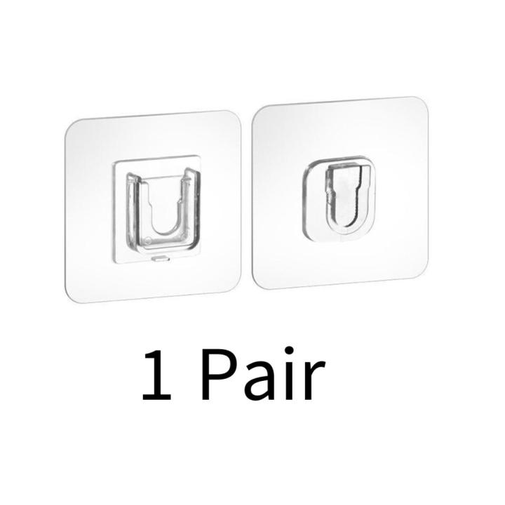 Wall Sticky Mount Hanger Rack Double-sided (နံရံကပ် ပစ္စည်းကပ်စတစ်ကာ အစုံလိုက် ဖို/မ)